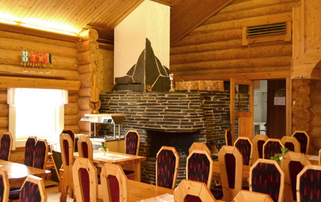 Taistelijan Talon ravintola.